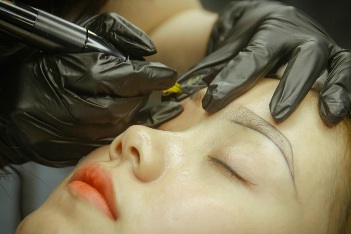 Microblading using Youzse